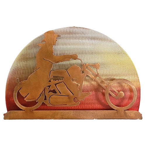 Sunset Western Rider Cutout Wall Art
