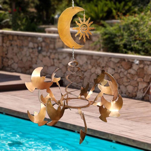 Celestial Birds Wind Sculpture