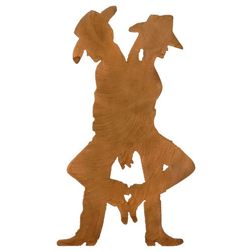 Back to Back Cutout Wall Art