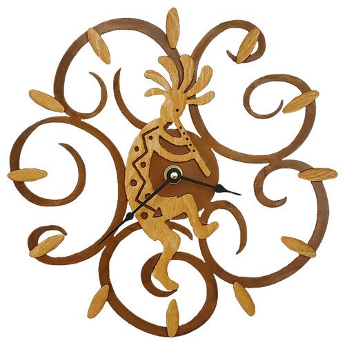 Dancing Kokopelli Wall Clock