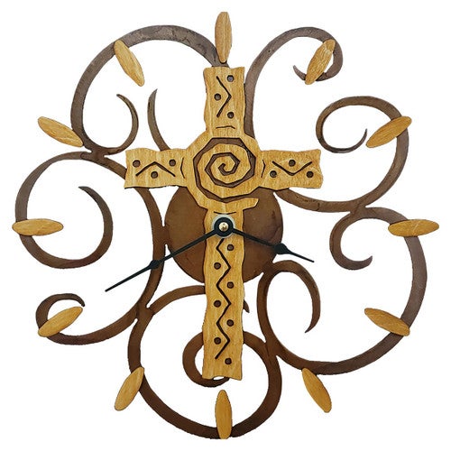 Designer Cross Wall Clock