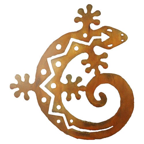 Sun Lizard Cutout Wall Art