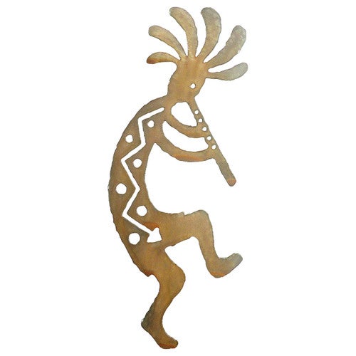 Dancing Kokopelli Right Facing Cutout Wall Art