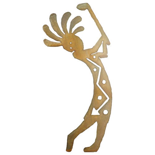 Golfing Kokopelli Cutout Wall Art