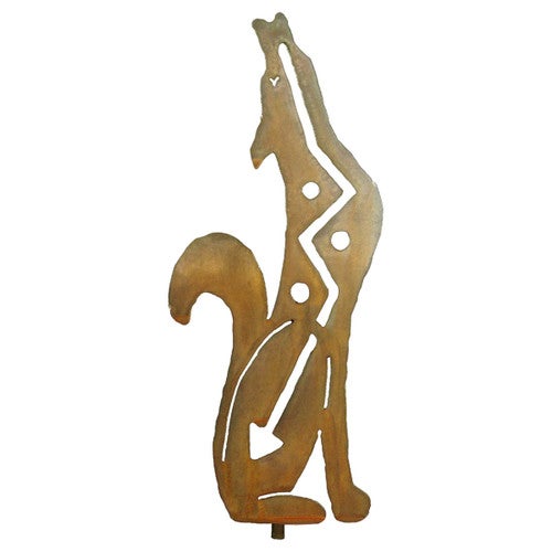 Designer Coyote Garden Statue