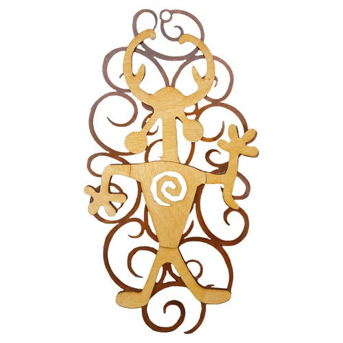 Rain Dance Cutout Swirl Wall Art