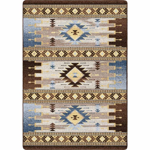 Sunset Path Blue Rug - 3 x 4