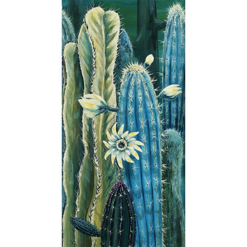 Sunset Succulents Canvas Print