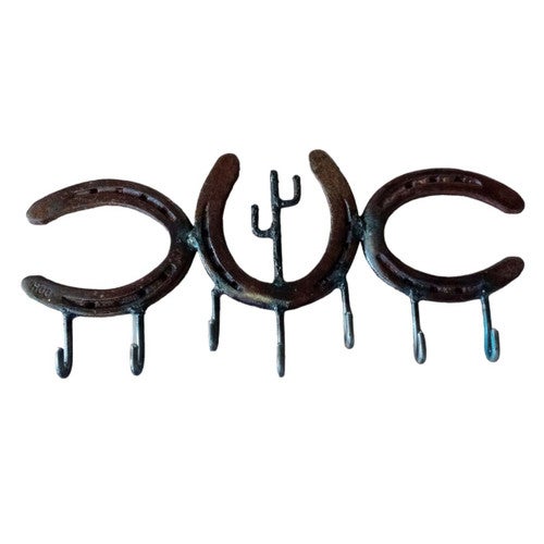 Triple Horseshoe Haven Key Holder
