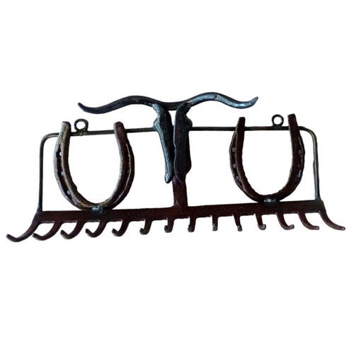 Steer & Horseshoe Key Holder