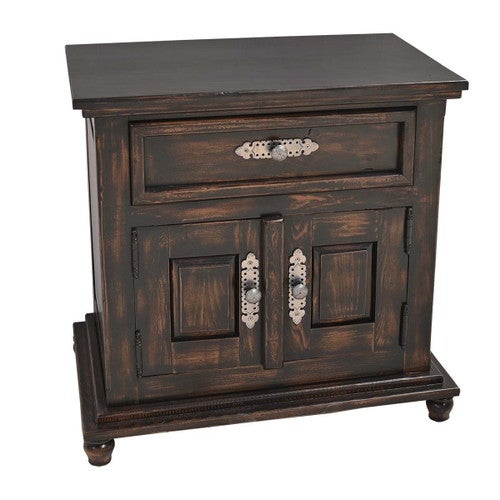 Midnight Riverside Single Drawer Nightstand