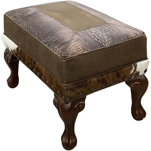 Textured Scales Ottoman