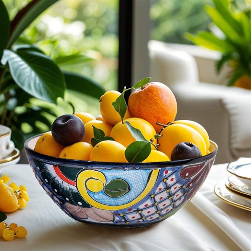 Black Flower Bowl