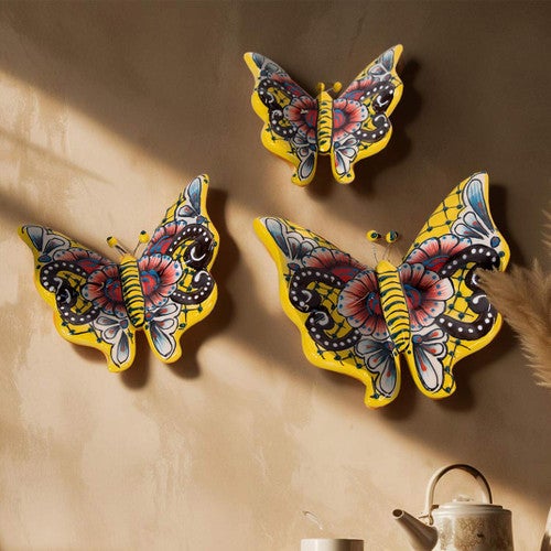 Dorothy Butterflies Wall Art - Set of 3
