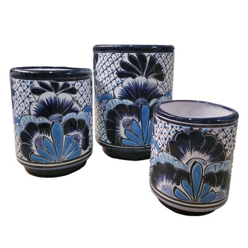 Blue Skies Utensil Holders/Planters - Set of 3