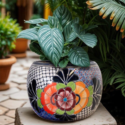 Blue Sky Round Planter