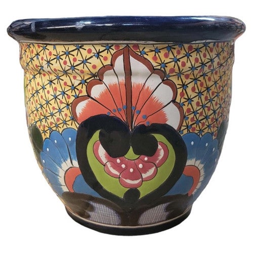 Orange Flower Planter
