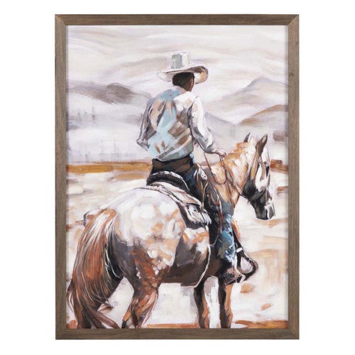 Riding Cowboy Wall Art