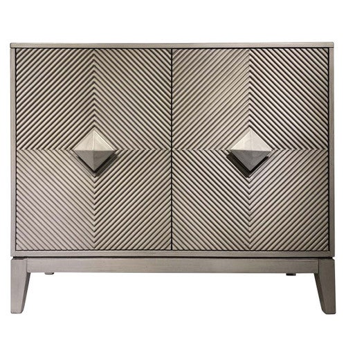 Modern Diamond Gray Cabinet