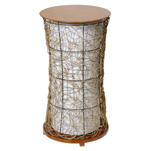 Spindle Lighted Accent Table