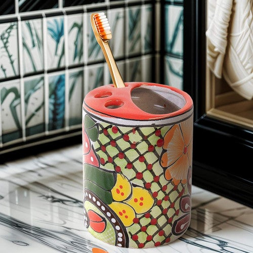 Green Meadows Toothbrush Holder