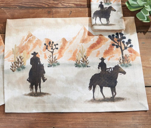 Cowboy Trails Placemat