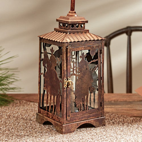 Cowboy Rider Silhouette Table Lamp