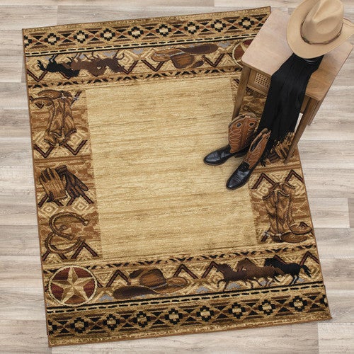 Western Ranch Rug - 2 x 3