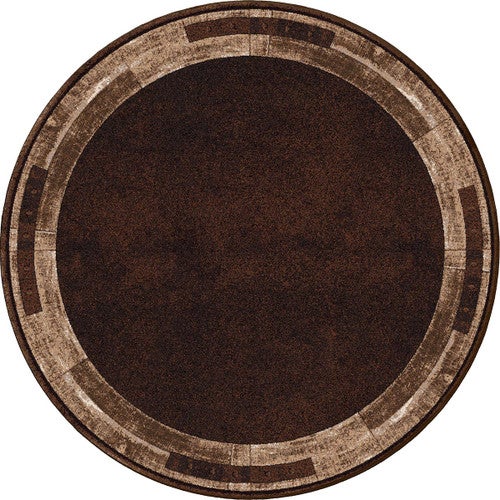 Rustic Barnwood Rug - 8 Ft. Round