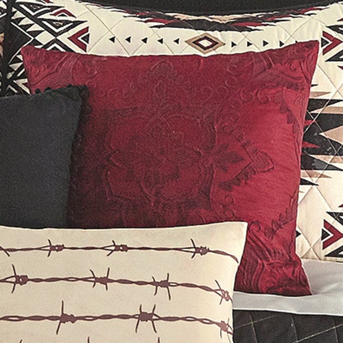 Apache Crimson Fire Pillow