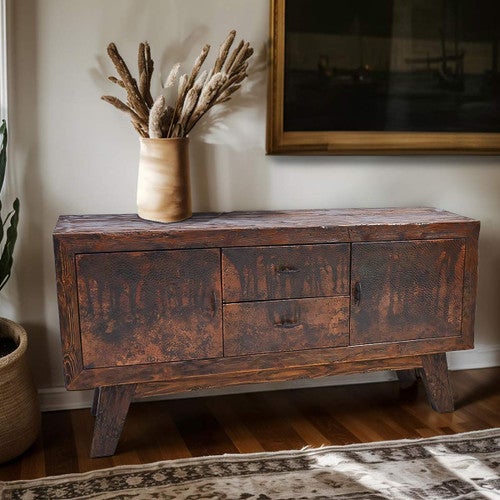 Haven Copper Console Table