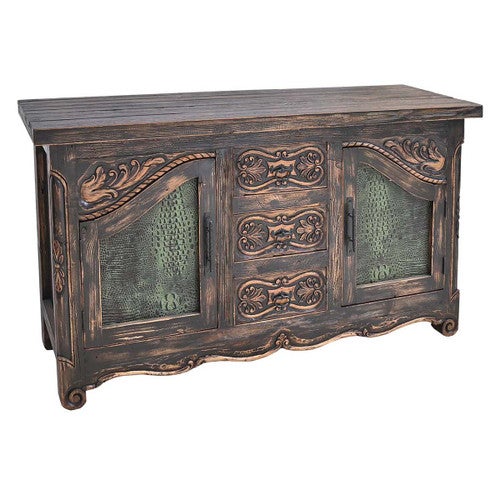 Desert Ember Sideboard - Croc Panels