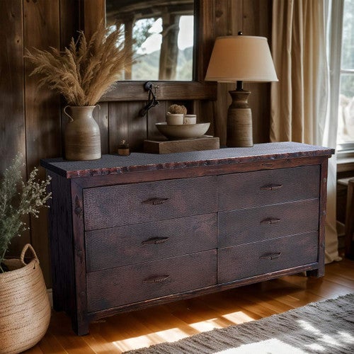 Woodland Copper Ridge 6-Drawer Dresser