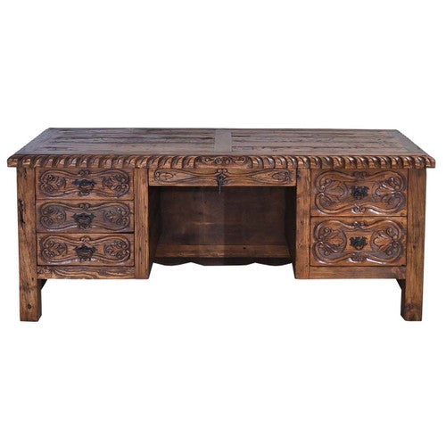 Timber Trail Carved Desk