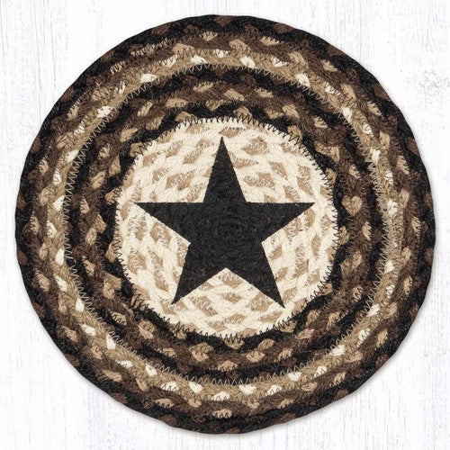Midnight Sky Round Braided Trivets - Set of 3
