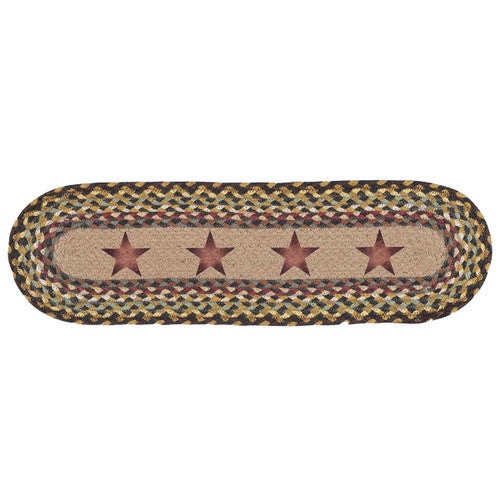 Country Star Oval Stair Treads - Set of 2