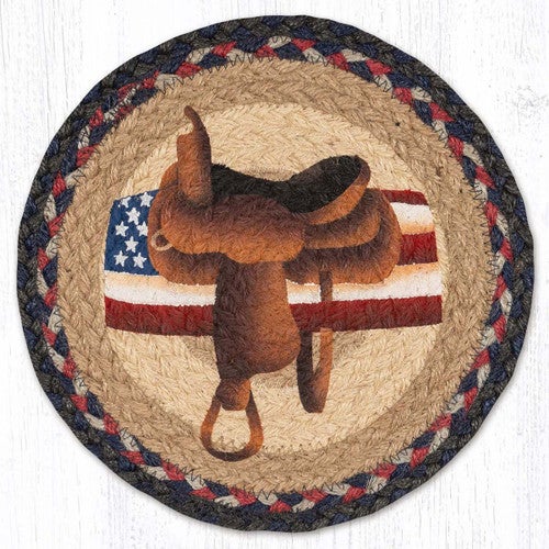 Patriotic Saddle Trivets - Set of 3