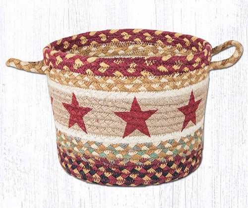Maroon Texas Beacon Utility Basket - Small