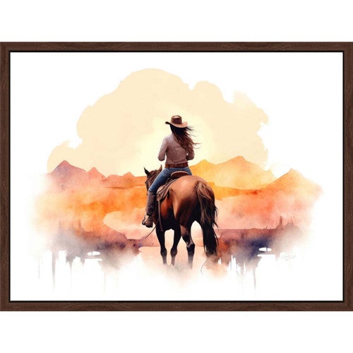 Lone Rider's Trail Wall Art