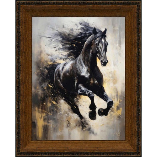 Midnight Mustang Wall Art