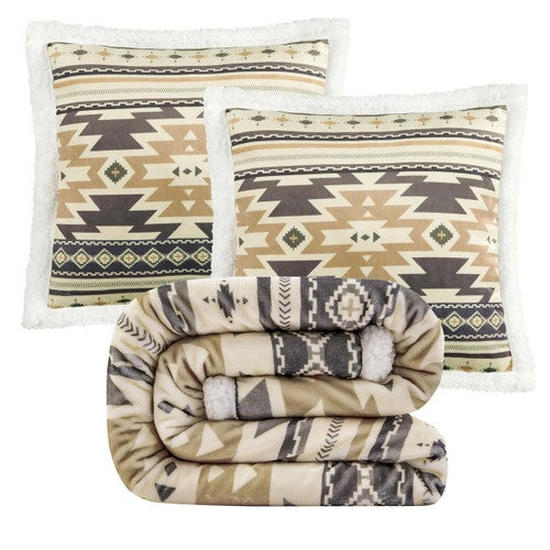 Diamond Haze Pillow & Throw