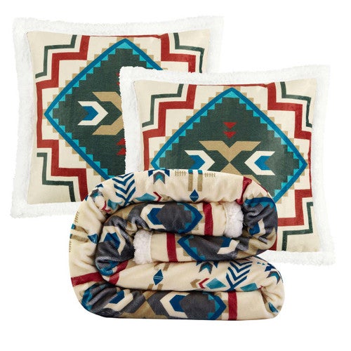 Jiminez Pillow & Throw Set (3pc)