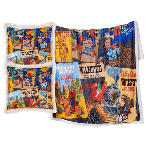 Bandits & Heroes Pillow & Throw Set (3pc)