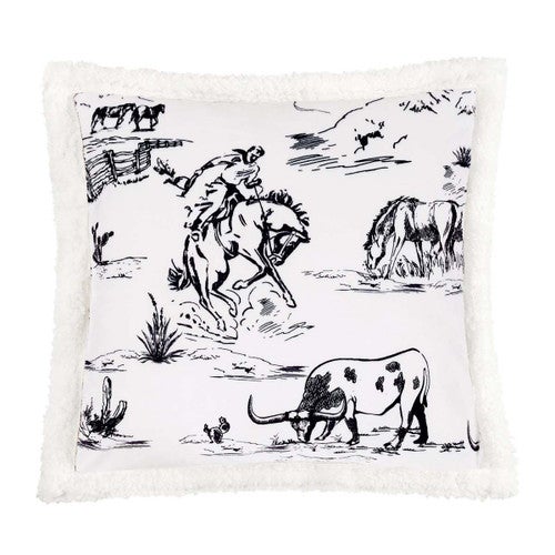 Rustic Ranch Accent Pillow