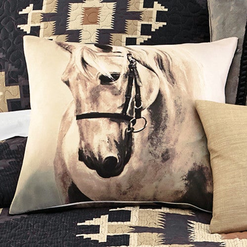 Midnight Mesa Stag Pillow