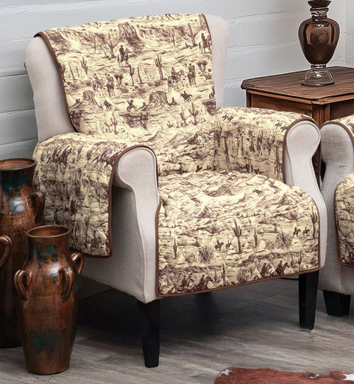Ranch Hand Toile Chair Cover