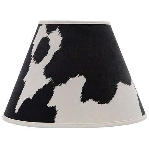 Cow Print Lampshade - 12 Inch