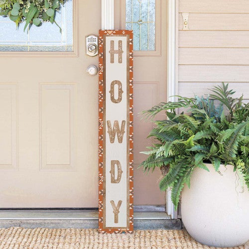 Howdy Welcome Wall Sign