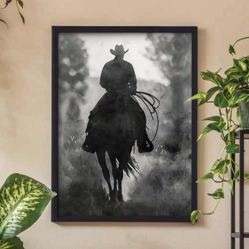 The Lone Rider Wall Art