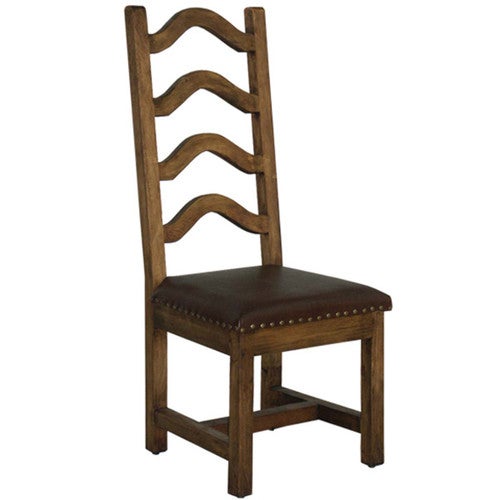 Ridgeview Dining Chair with Leather Seat